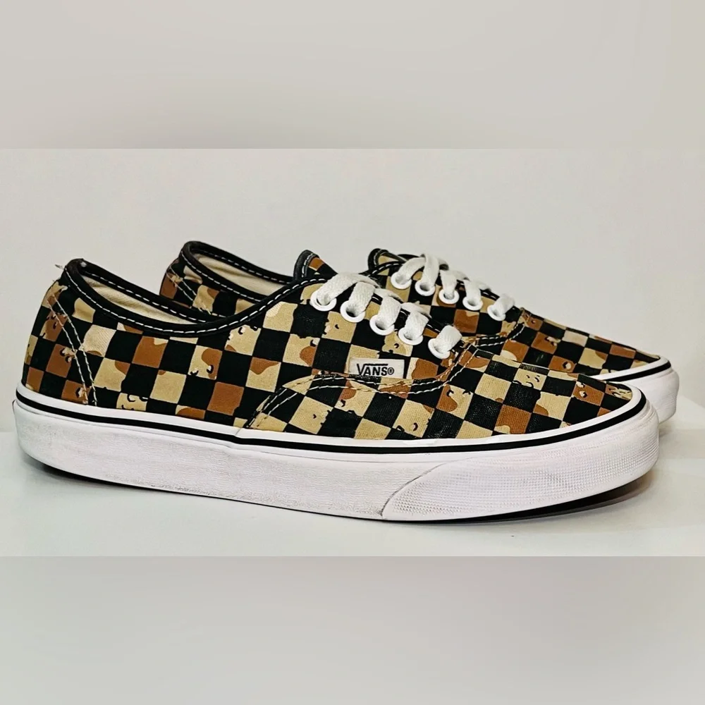 Vans Authentic Desert Camo Checkerboard